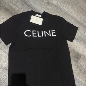 Celine Black Tee men’s small